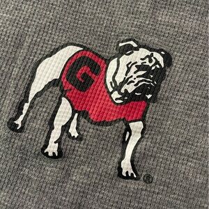 3-6 mths GEORGIA BULLDOGS baby onesie with hoodie ✨ Dawgs ✨